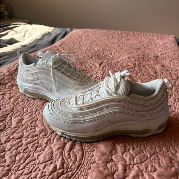 Nike Air Max 97 in Cream and White Womens - Picture 1 of 5
